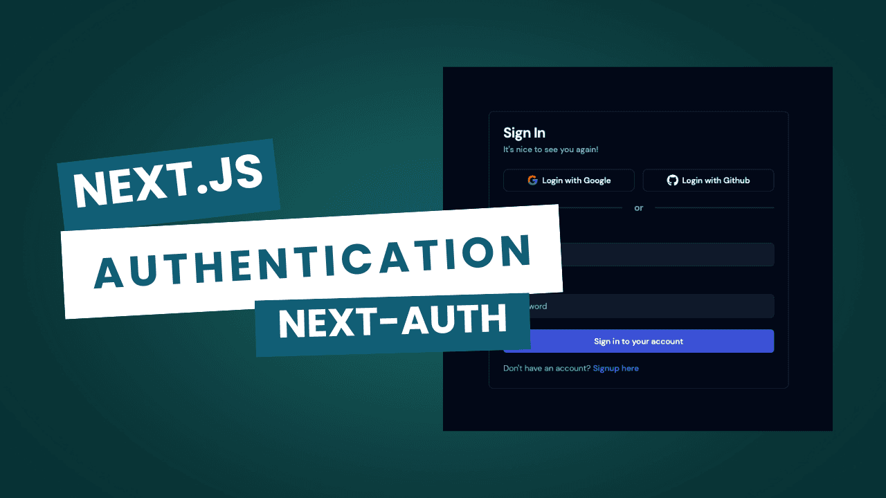 Next.js Authentication with NextAuth, Prisma, and MongoDB